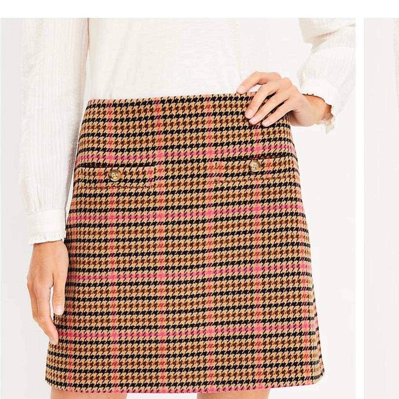 Plaid skirt loft hotsell