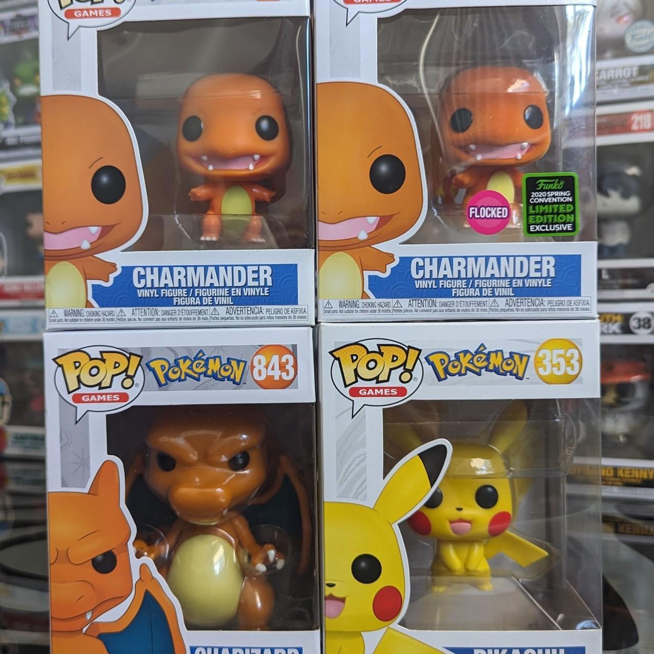 Pokemon Flocked Charmander Funko Pop! Vinyl Limited... - Depop