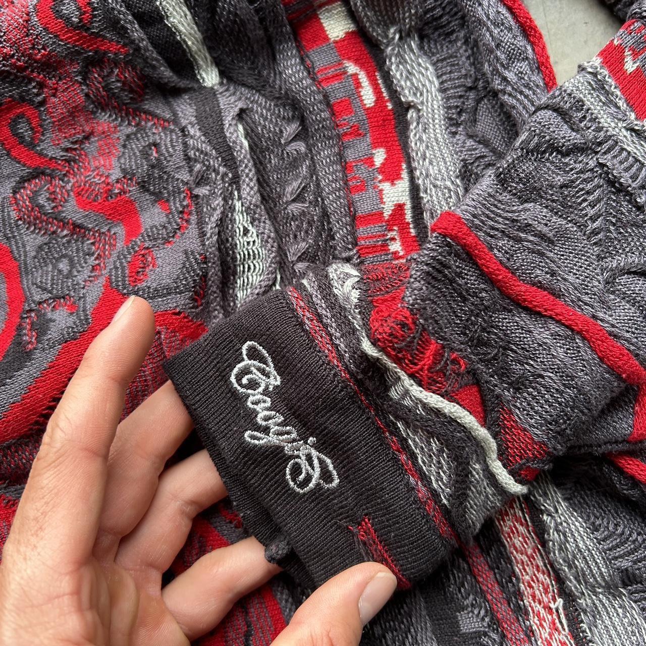 Coogi Men's Sweater - Multi/Red - M – Coogi red a… - image 3
