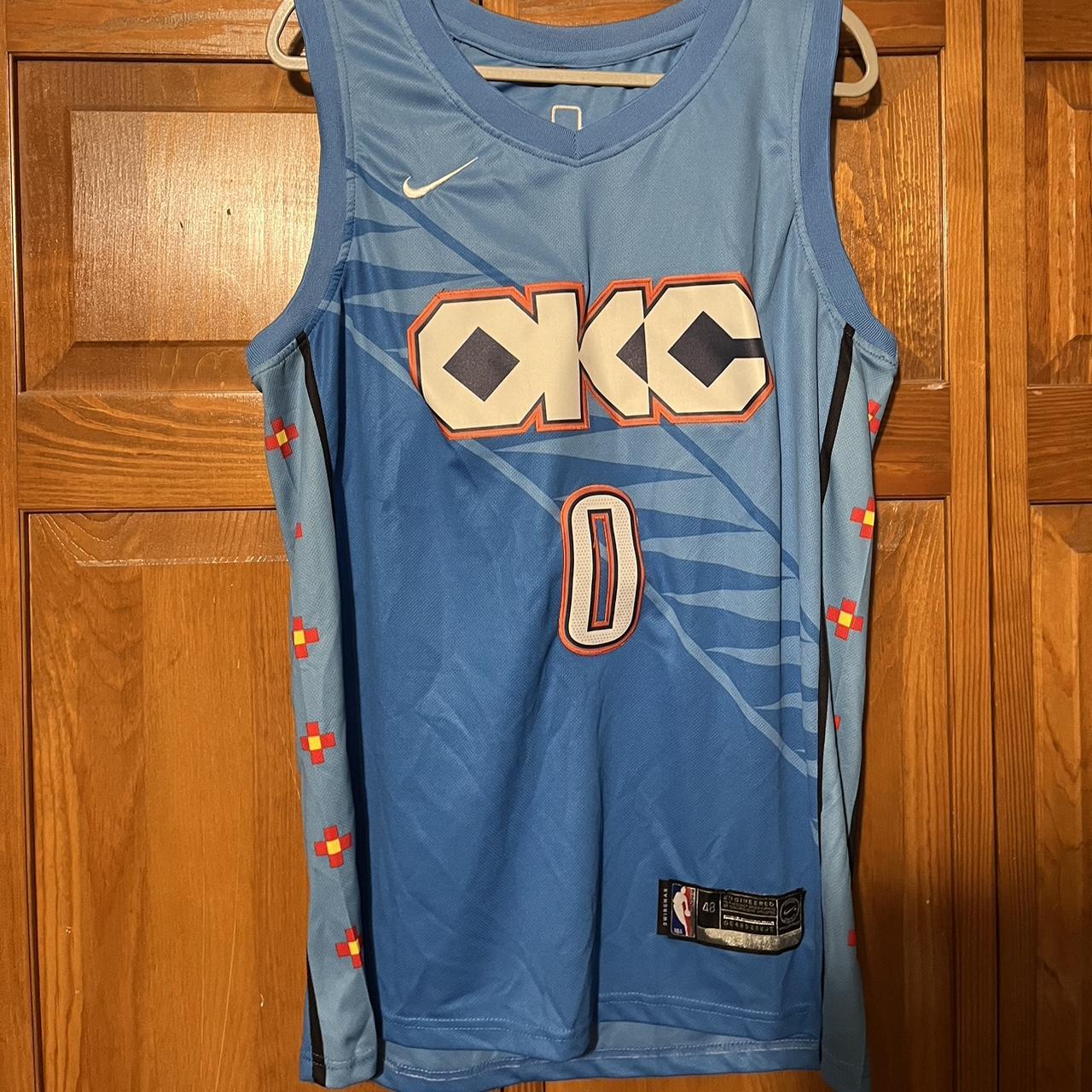 westbrook okc jersey white