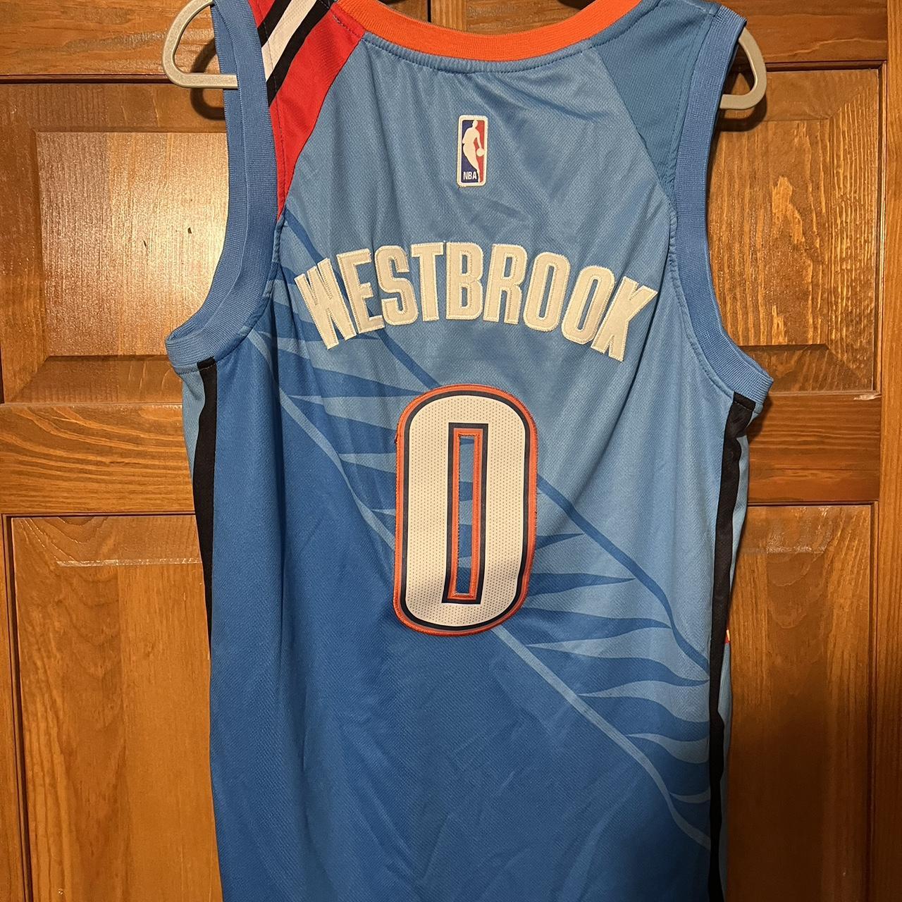 okc thunder westbrook jersey