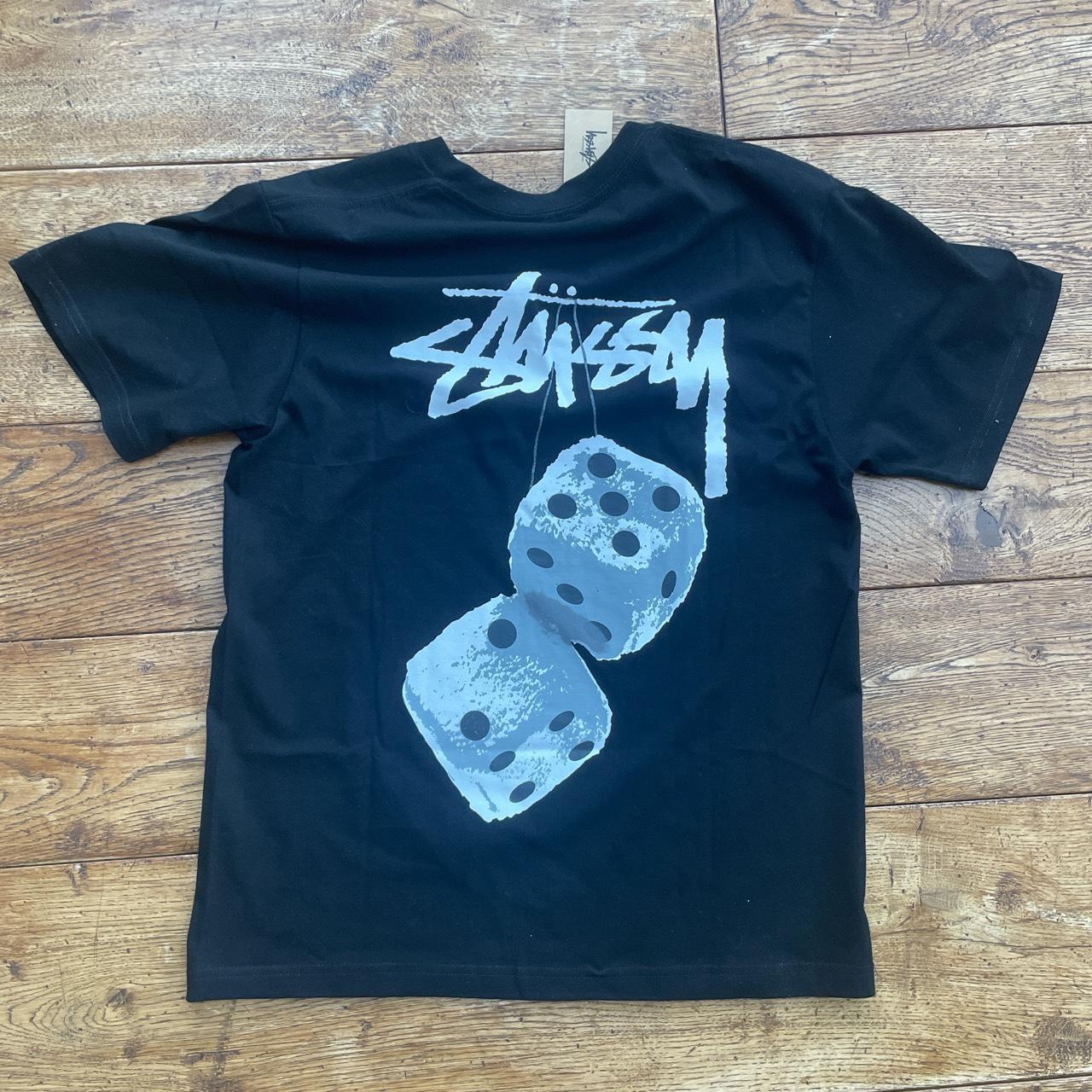 Black Stussy Dice Tee Size S Brand New With Tags - Depop