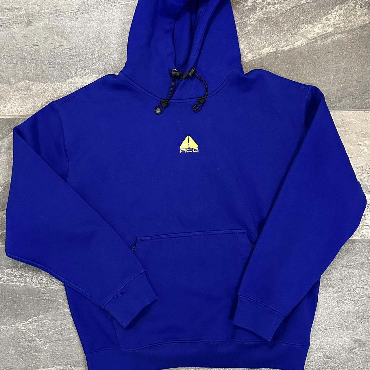 nike acg hoodie blue