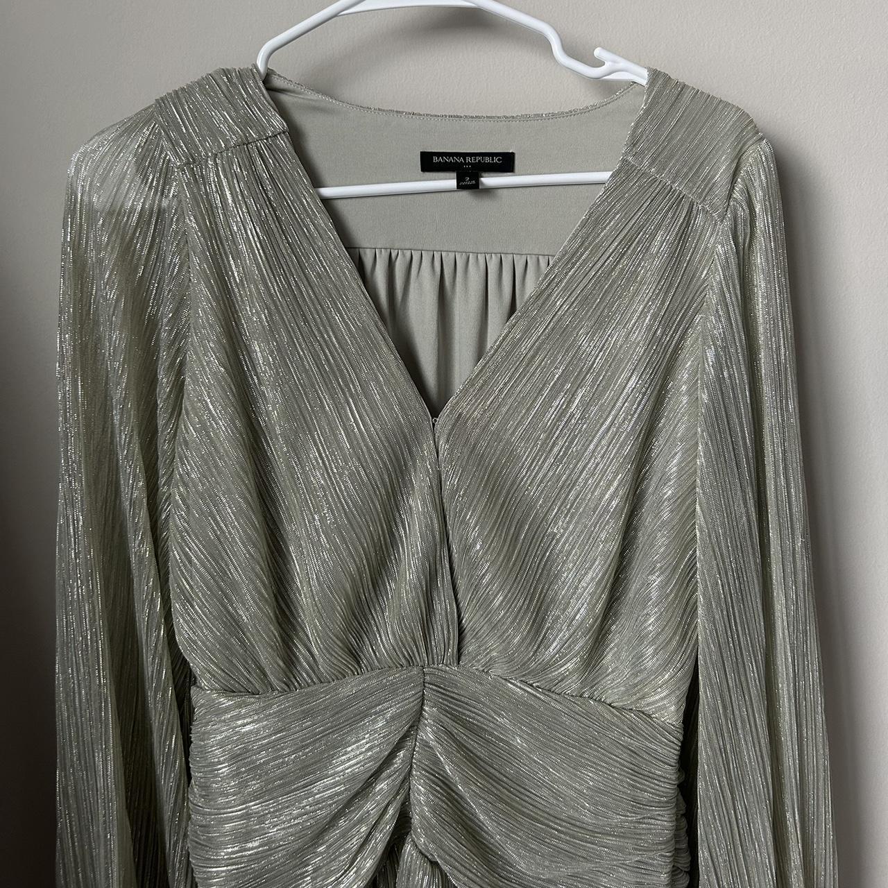 Banana republic silver dress best sale