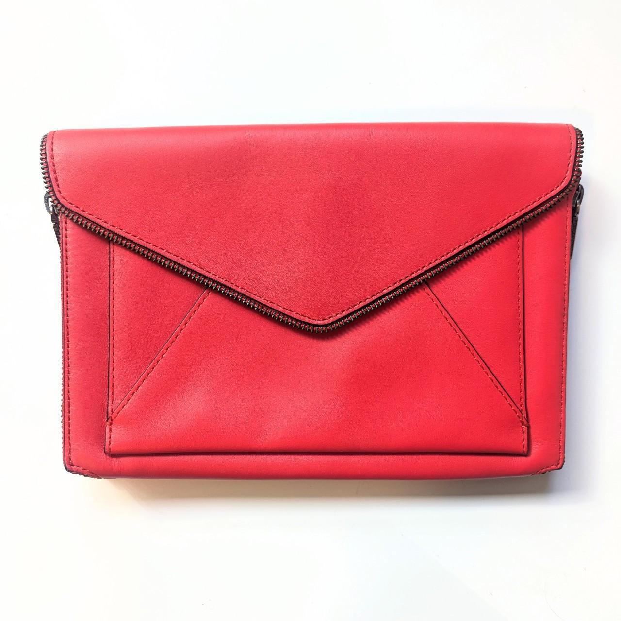 Rebecca Minkoff Marlowe Red Leather Crossbody... | Depop 