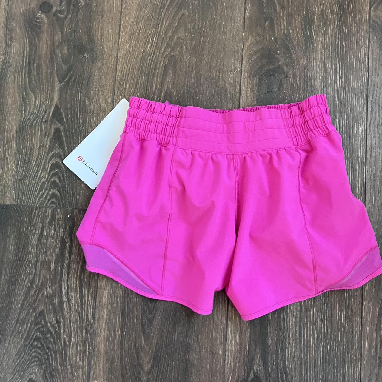 Lululemon sonic pink hotty hots high rise - Depop