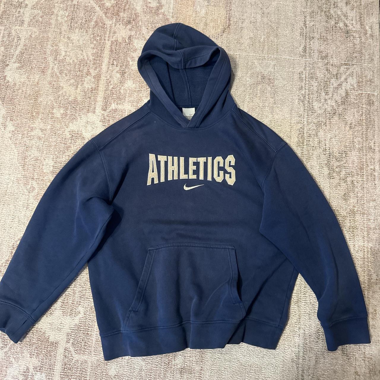 Vintage Faded Navy Nike Hoodie popular