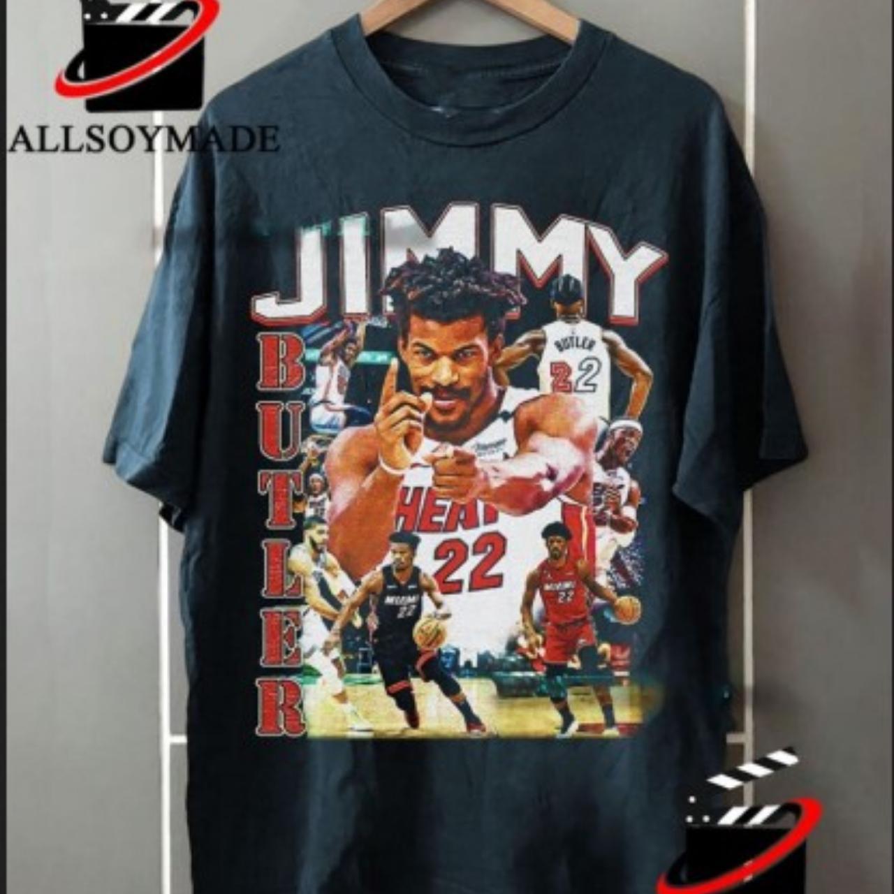 Retro 80s 90s Nba Player Miami Heat Jimmy Butler T Depop