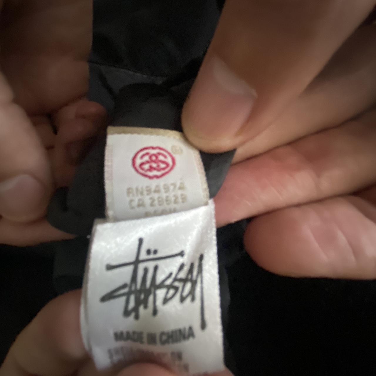 Black Deadstock Stüssy Livin Jacket in Size XL Depop