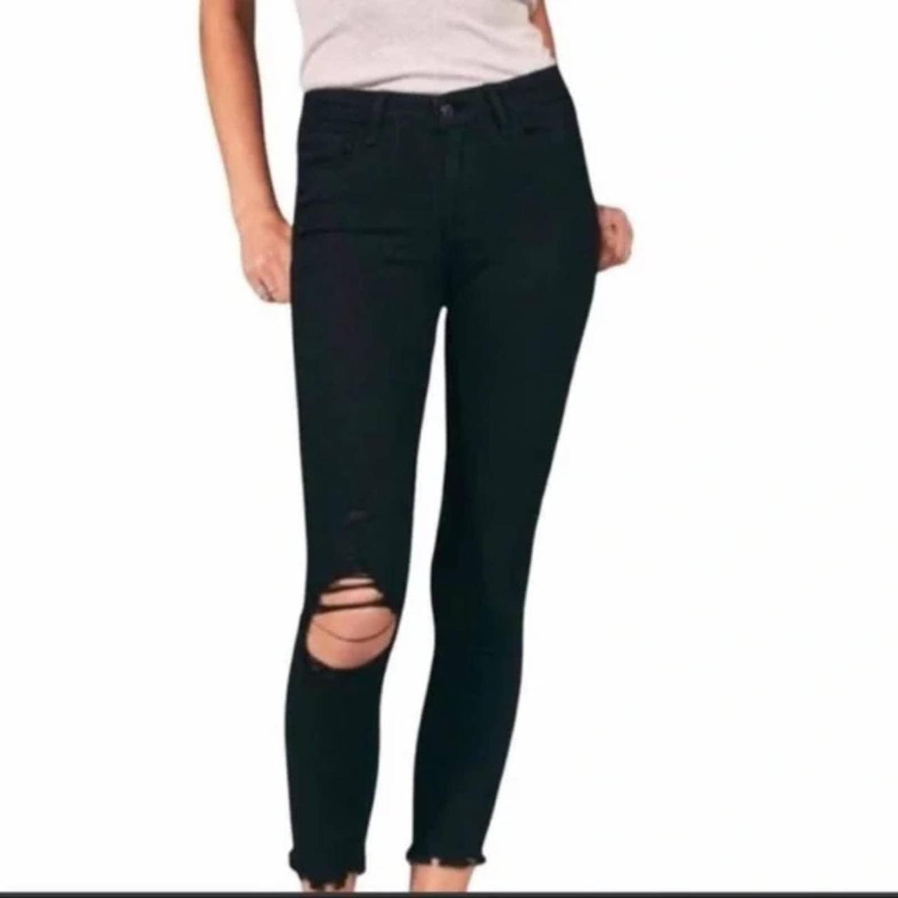 Abercrombie harper low hot sale rise super skinny