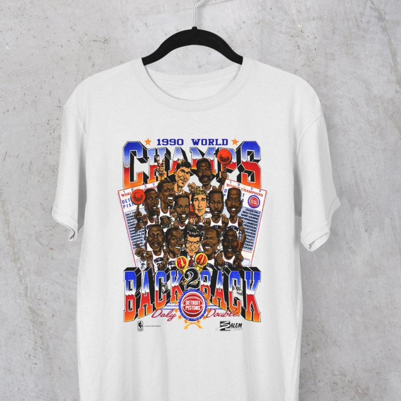 1989 detroit pistons sales championship t shirt