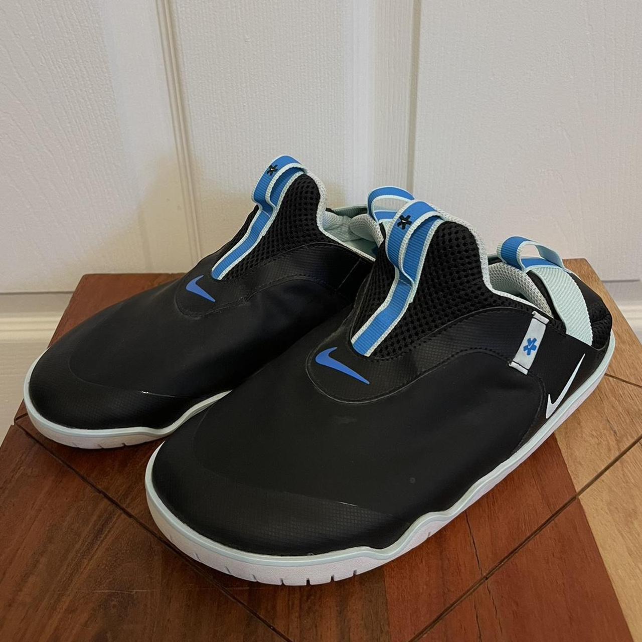 Black and Blue Nike Zoom Pulse Healthcare Sneakers... Depop