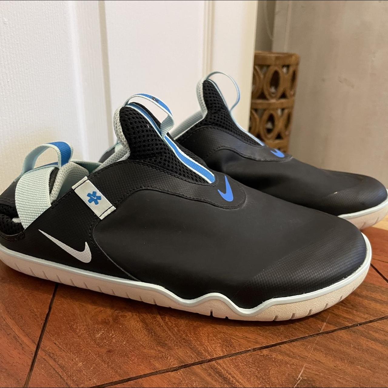 Black and Blue Nike Zoom Pulse Healthcare Sneakers... Depop