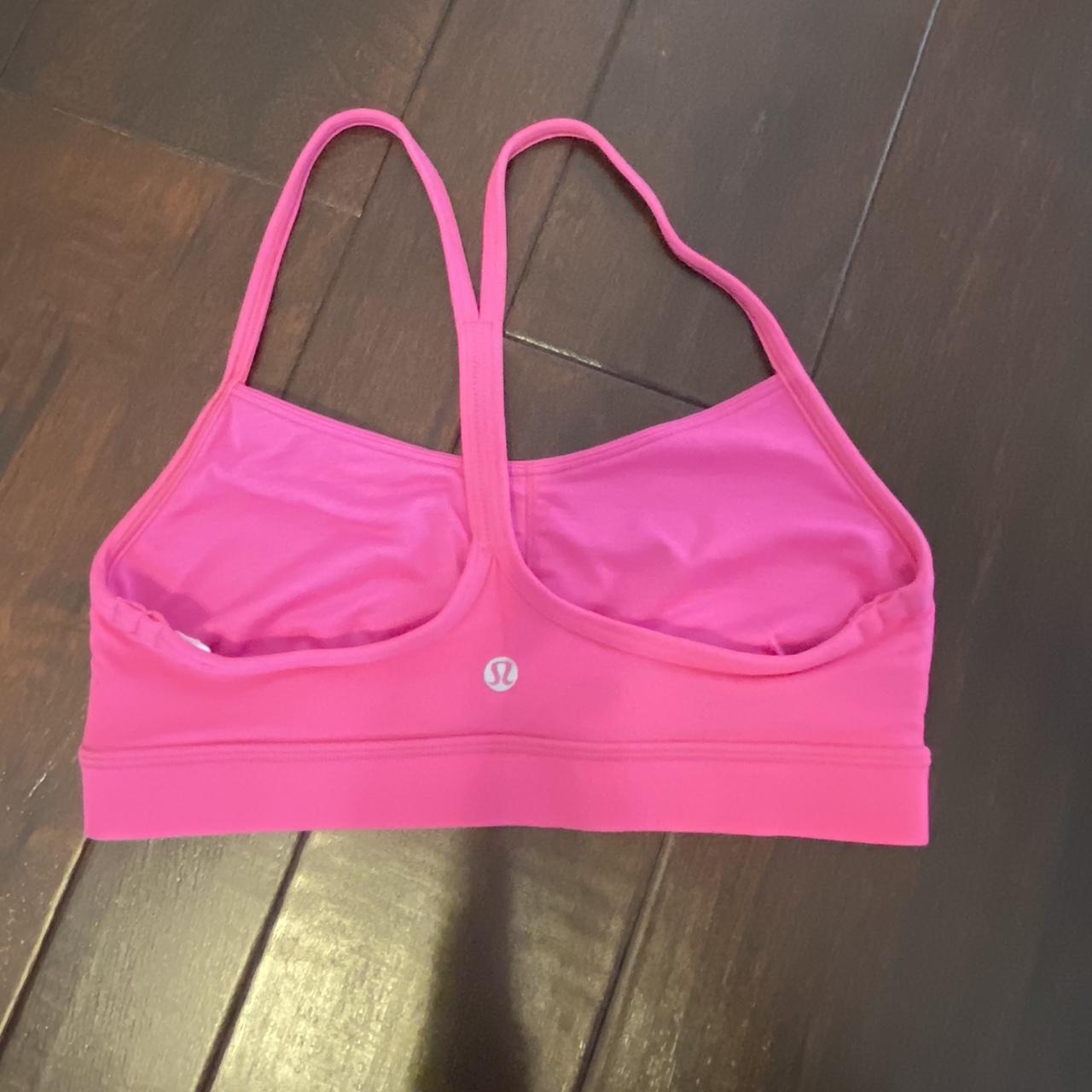 Bright pink lululemon sports bra 💞 - Depop