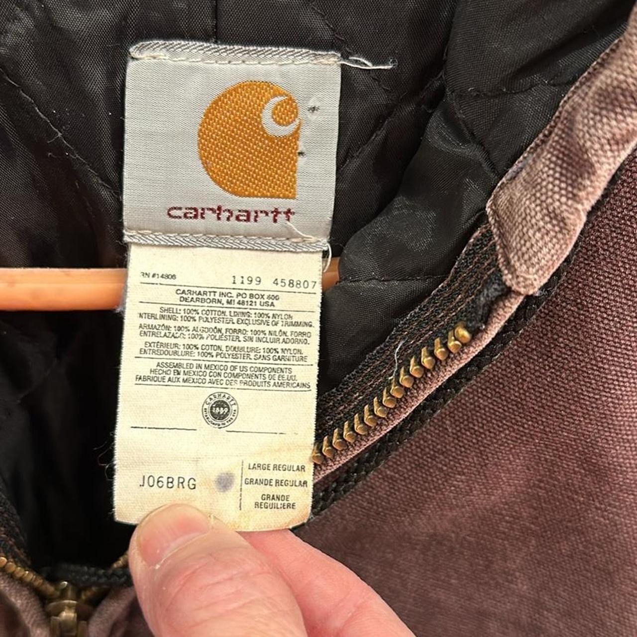 Vintage Youth XL Carhartt Coat. 65.00. 25” long... Depop