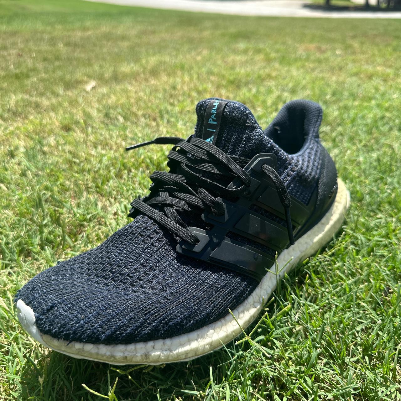 Parley x Ultraboost Deep Ocean Blue Adidas Size. Depop