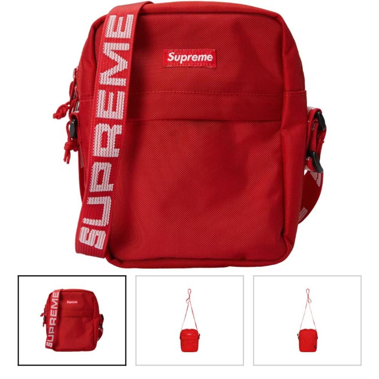 Supreme ss18 best sale red shoulder bag