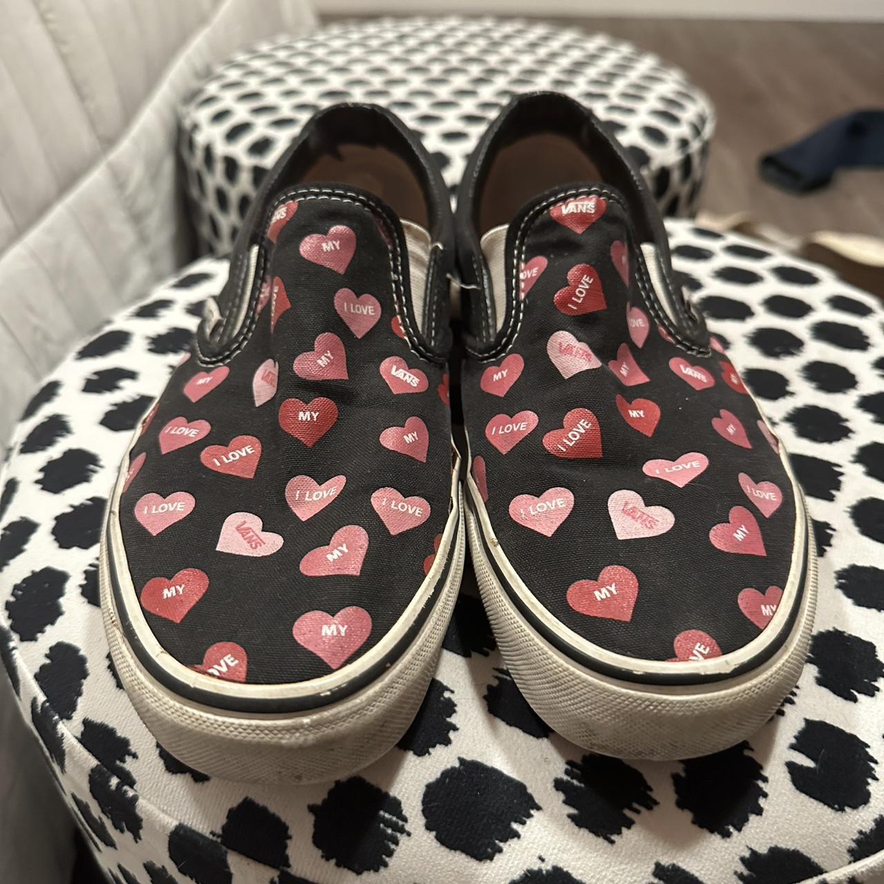 Vans Women's Sneakers Black/Multi US – Valentines black - Main Image