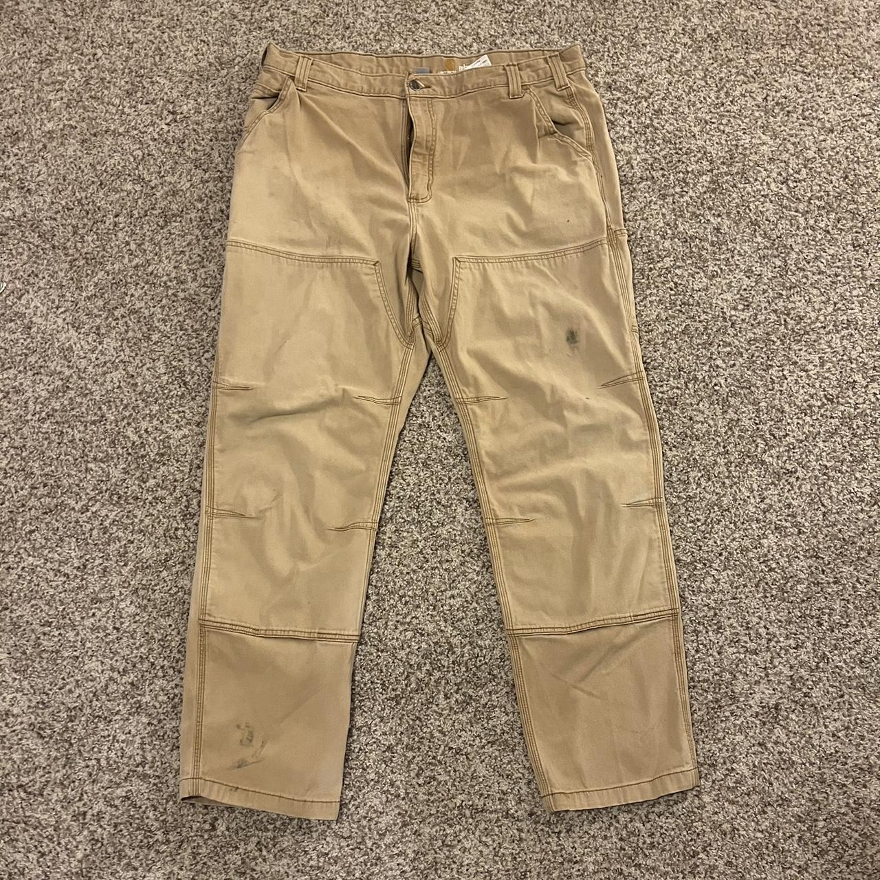 Carhartt pants made in usa double knee Mens size - Depop