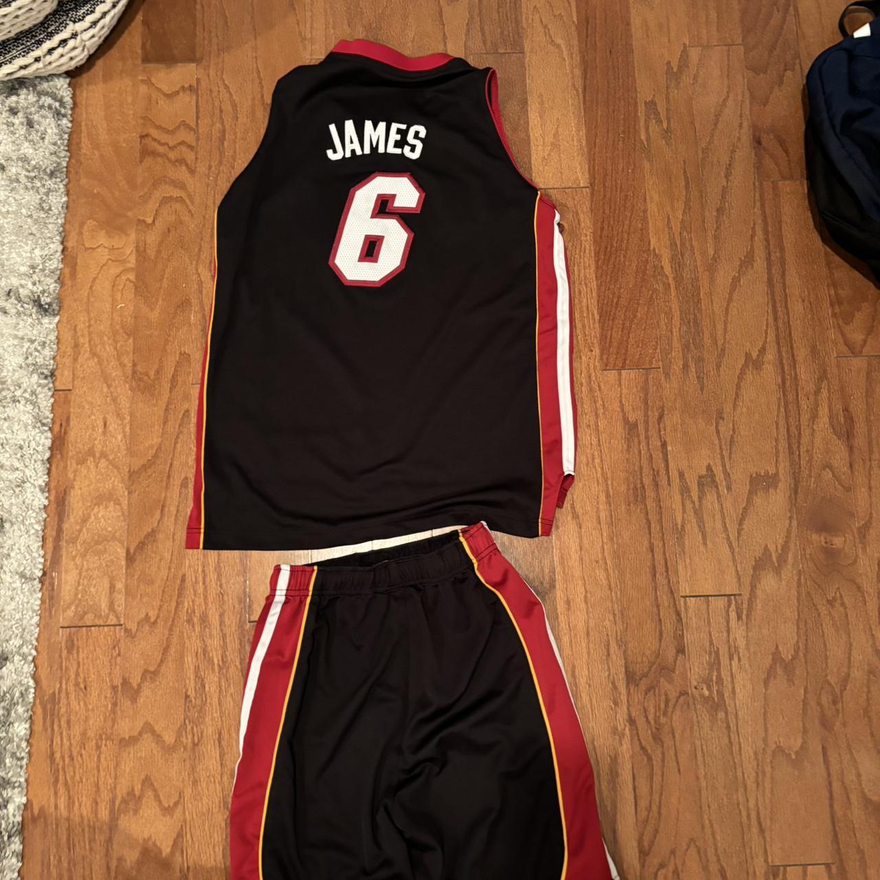 Adidas Youth Lebron James Jersey + Shorts Depop