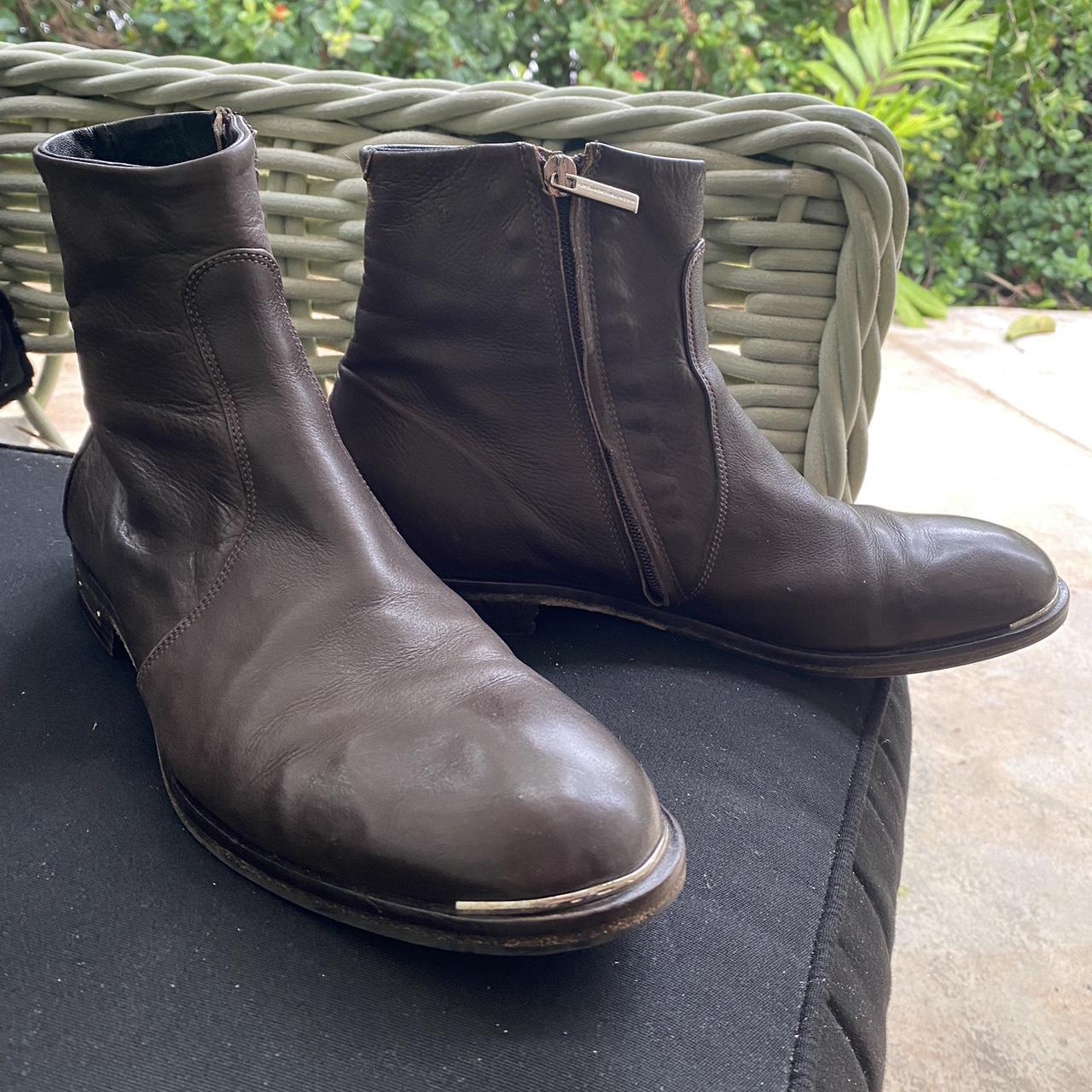 Alessandro Dell Acqua Men Finest Italian Leather Depop