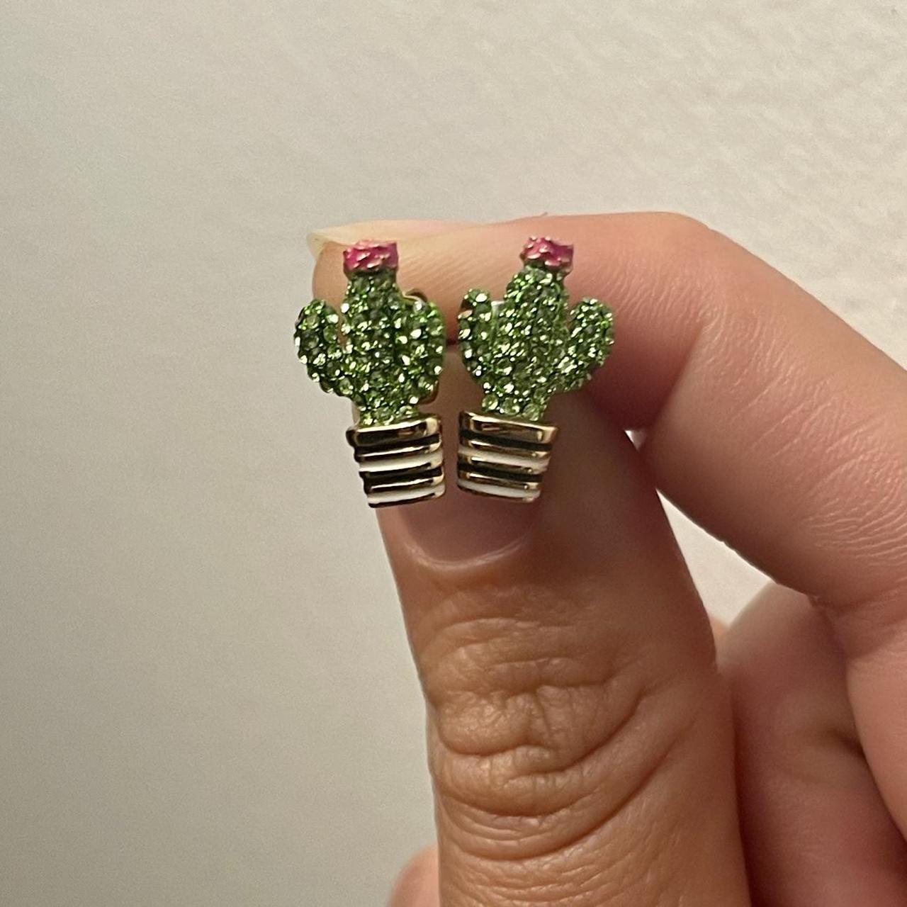 Cactus earrings shop kate spade