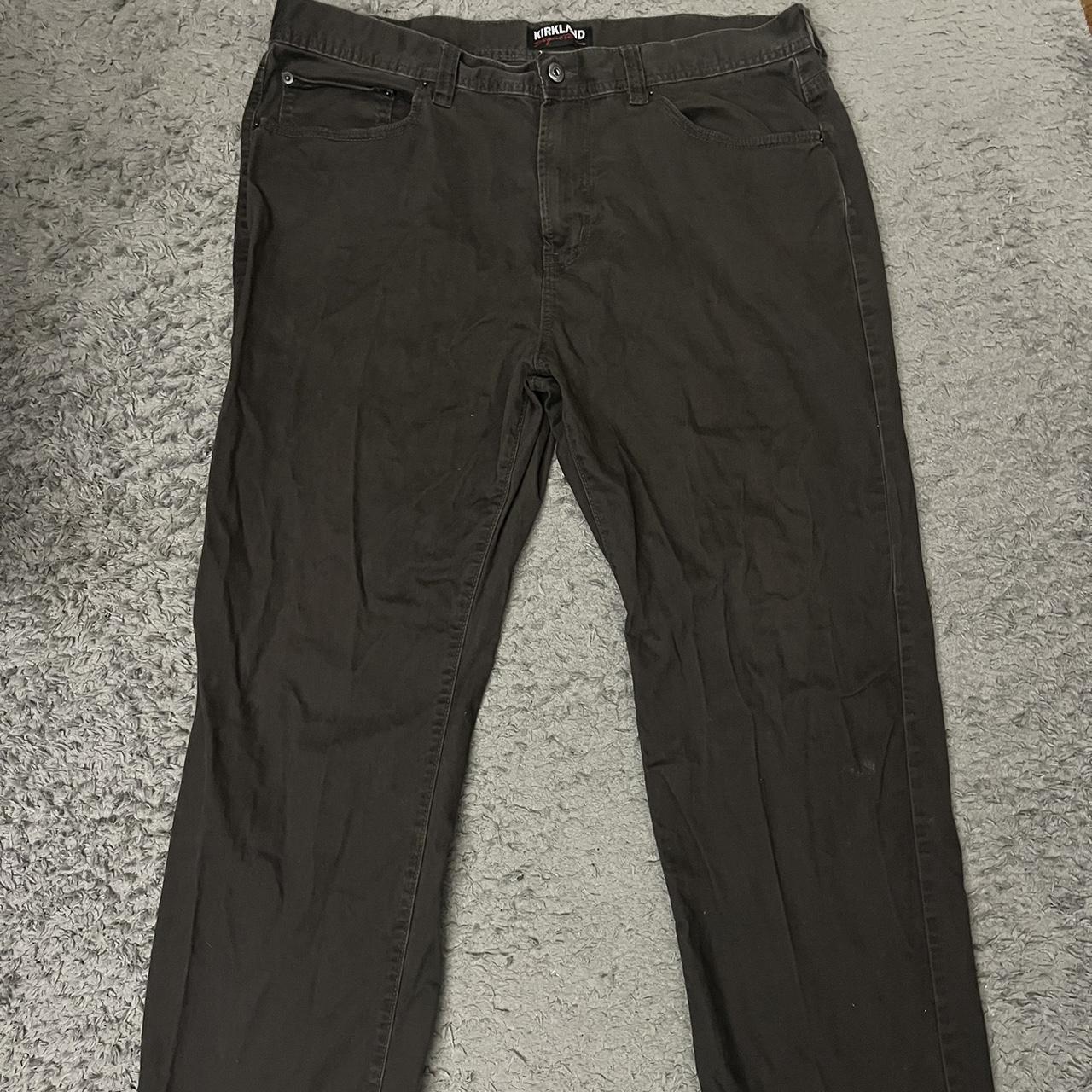 Brown baggy Kirkland pants size 40x32 - Depop