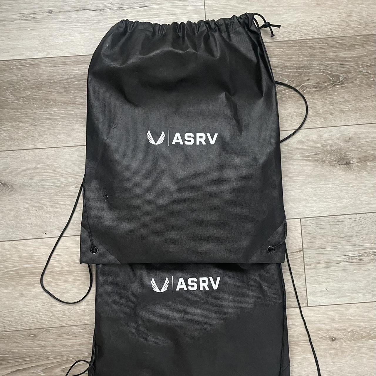 2 ASRV drawstring bags, 1 unused 1 very lightly used. - Depop