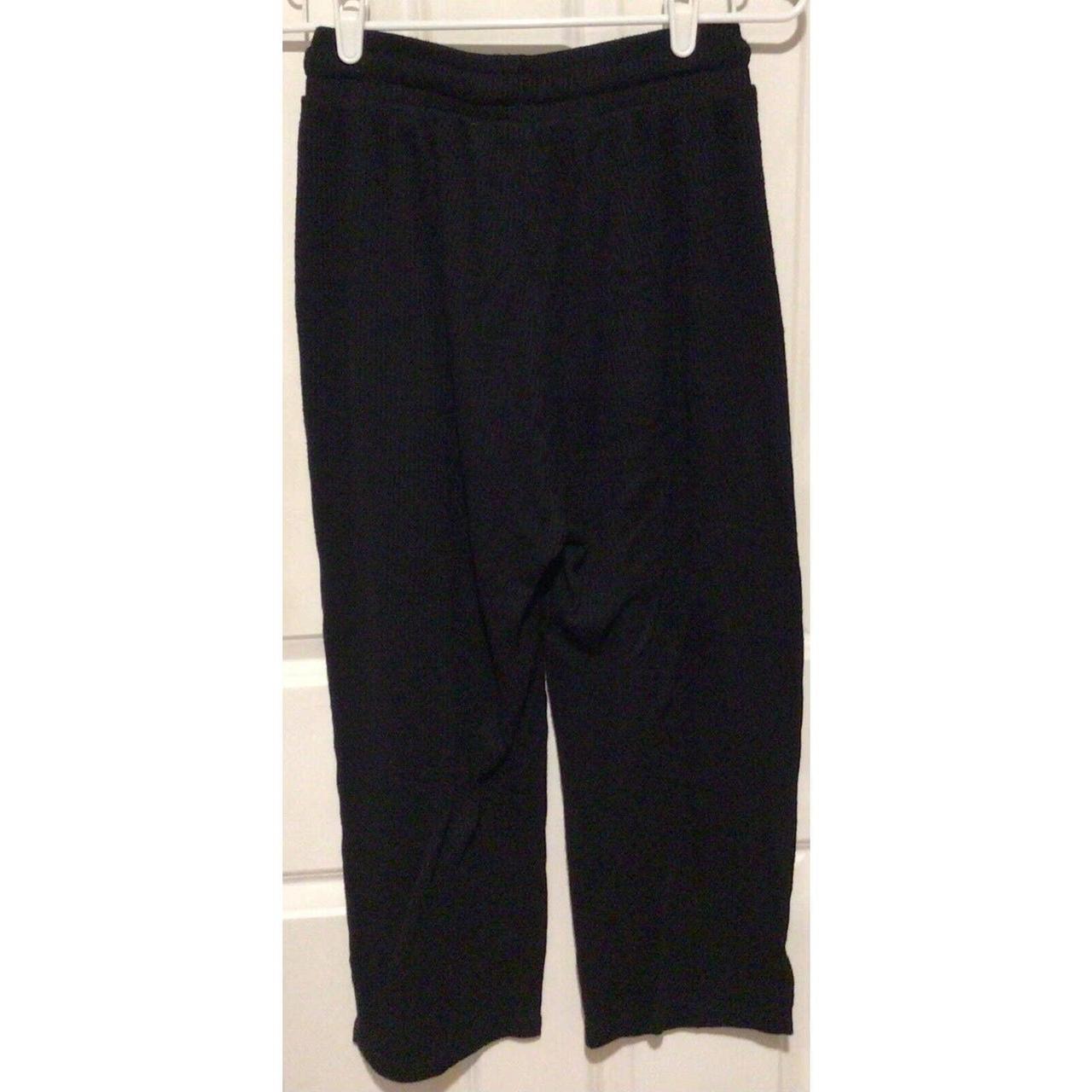 Gymshark ~ Women's Black Relaxed Leg Ribbed Yoga - Depop