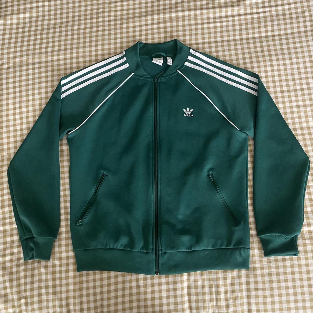 Adidas Track Jacket - Women’s - Green - Depop