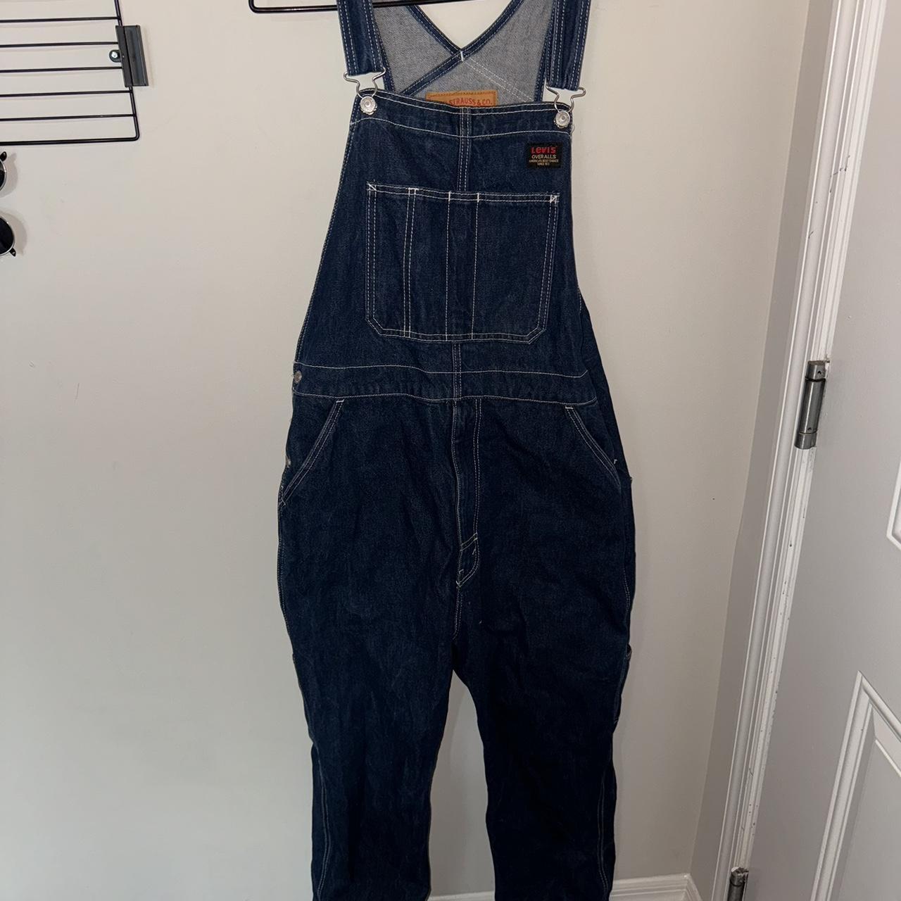 Vintage Levi Jeans Overalls size Large - Depop