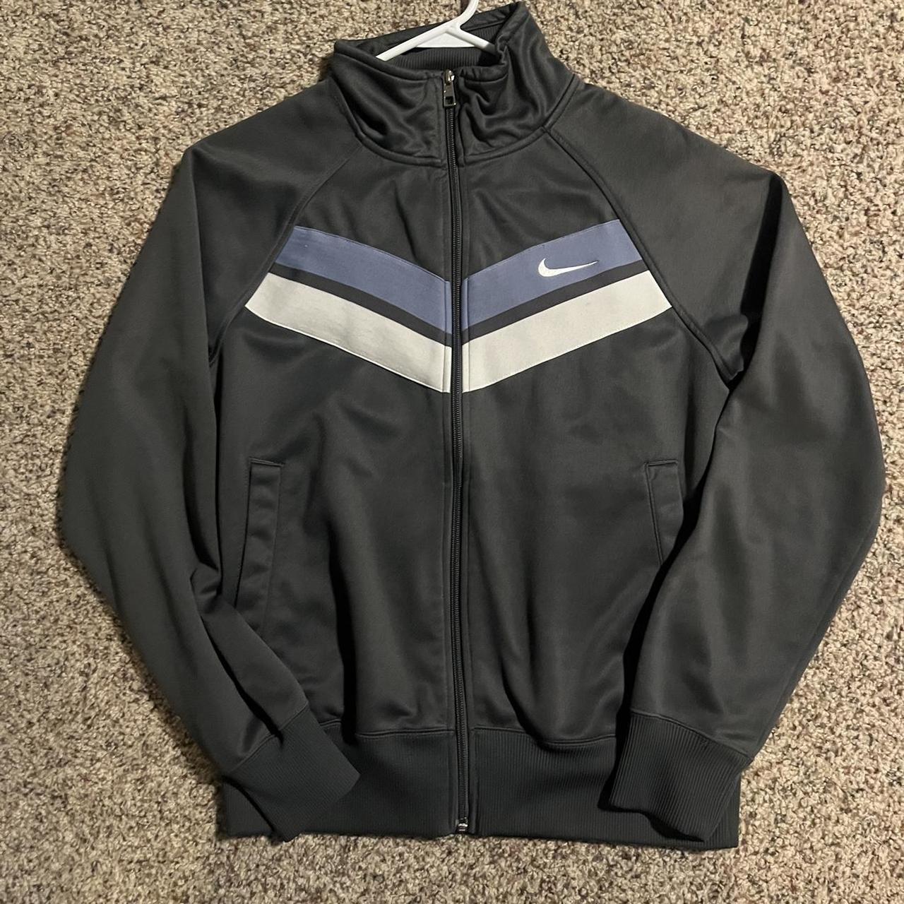 nike zip up thrifted, can style very well vintage... - Depop