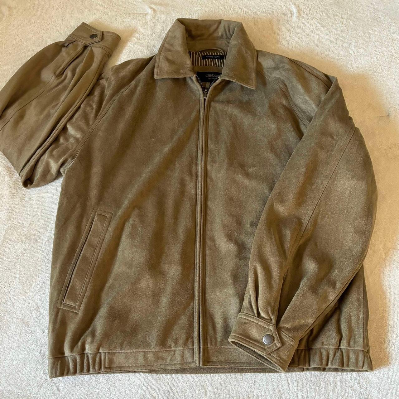 Claiborne suede jacket hotsell