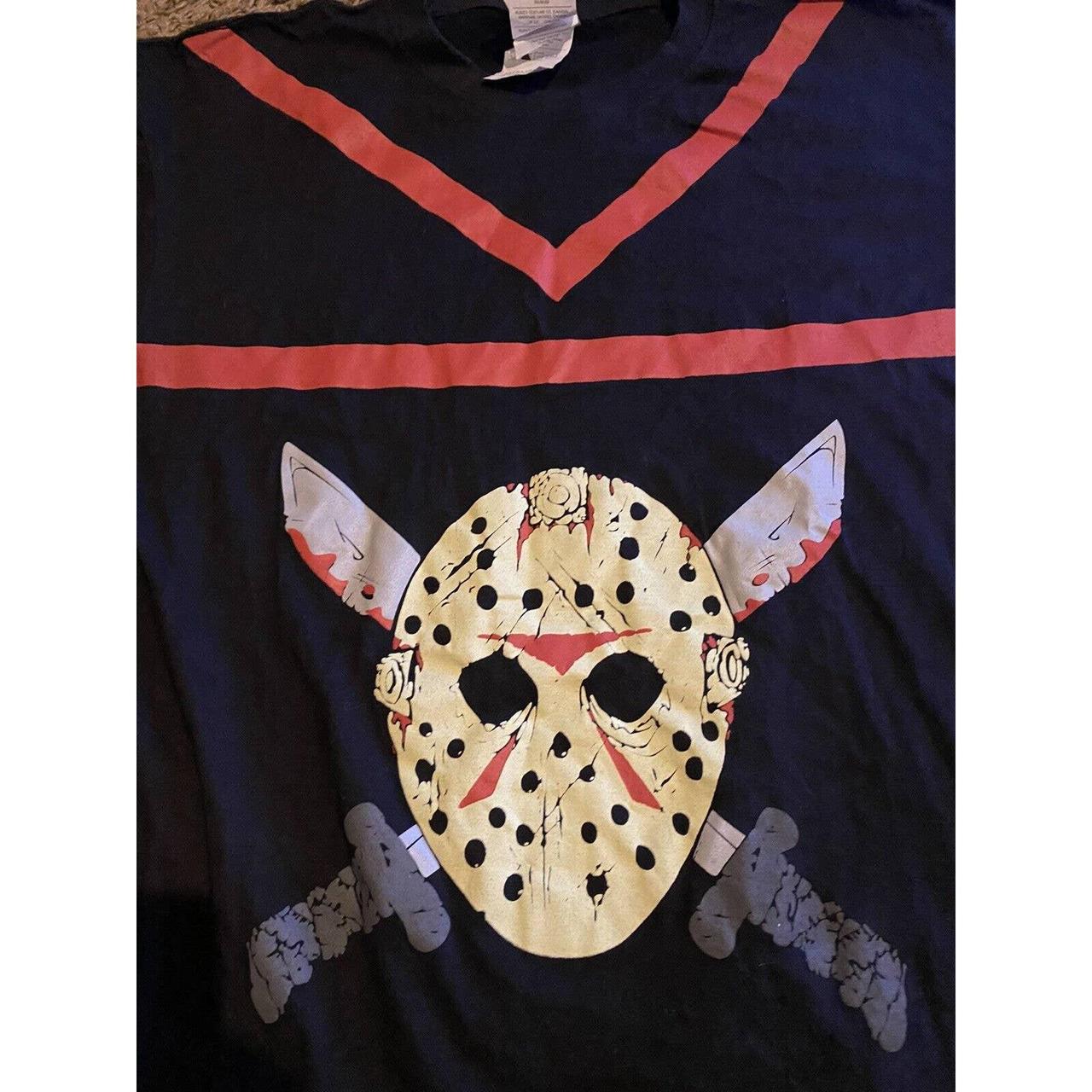 Hockey Skateboards shirt, Jason Voorhees graphic - Depop