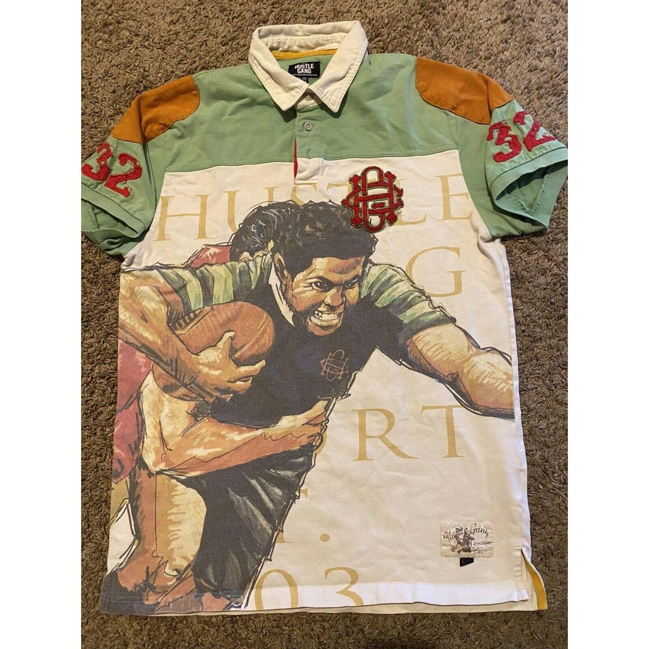hustle gang polo shirts