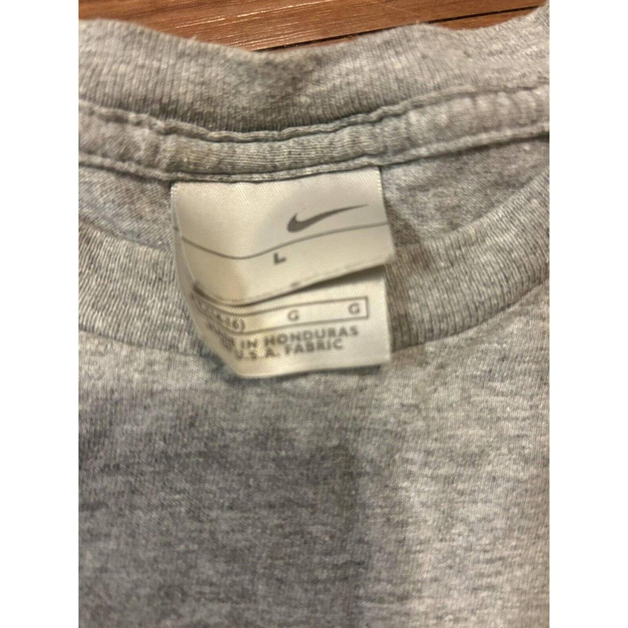 Vintage Gray Tag Nike Baseball Athletics Shirt Size... - Depop