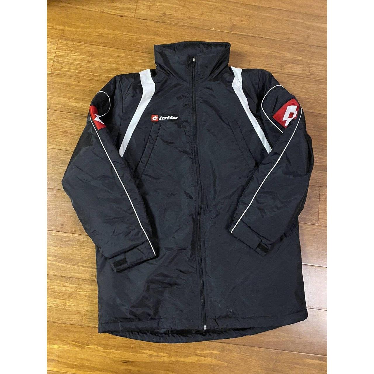 LOTTO Italian Sport Design Zip Track Jacket Size... - Depop