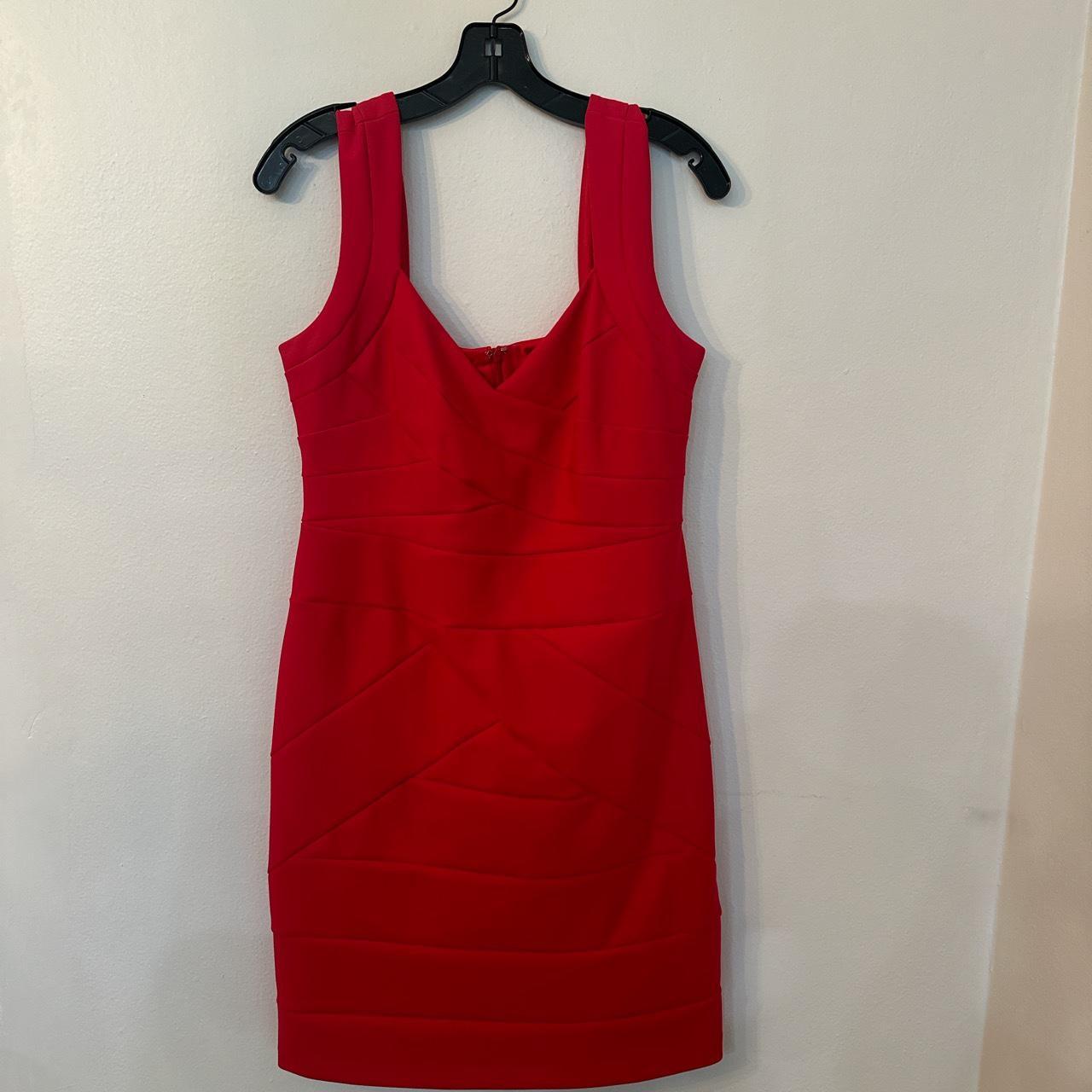 Beautiful Coral Colored Laundry Couture Dress,... - Depop