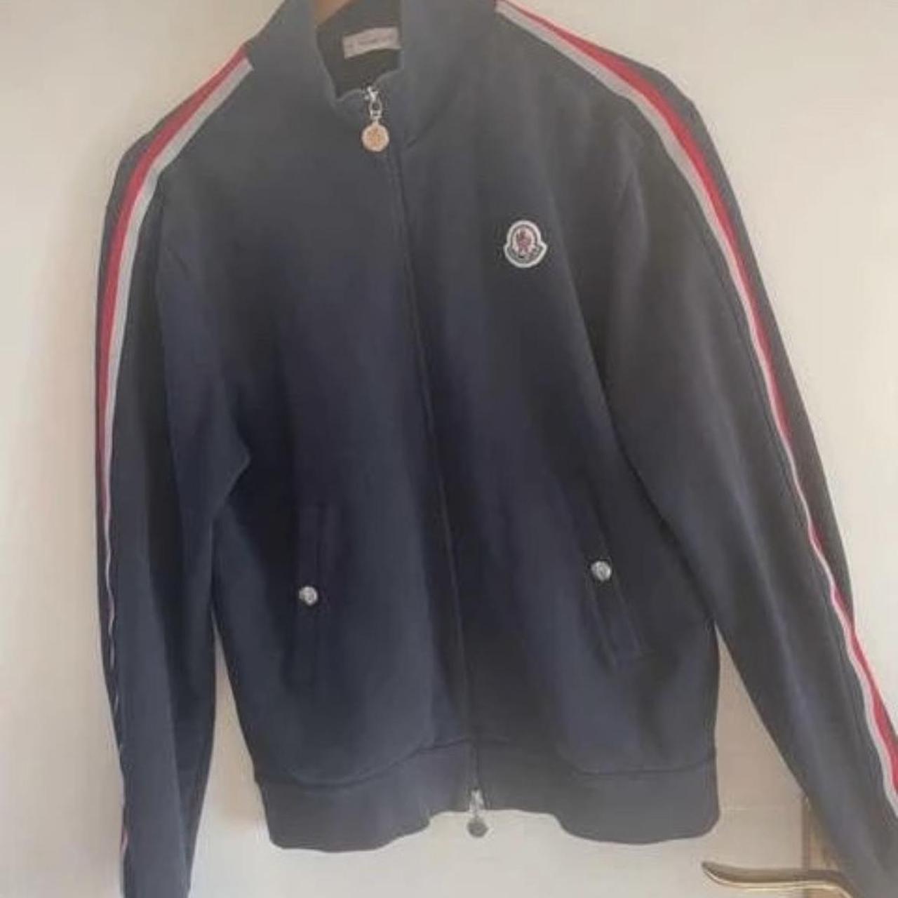 Men’s Genuine Moncler logo zip up jacket - Depop