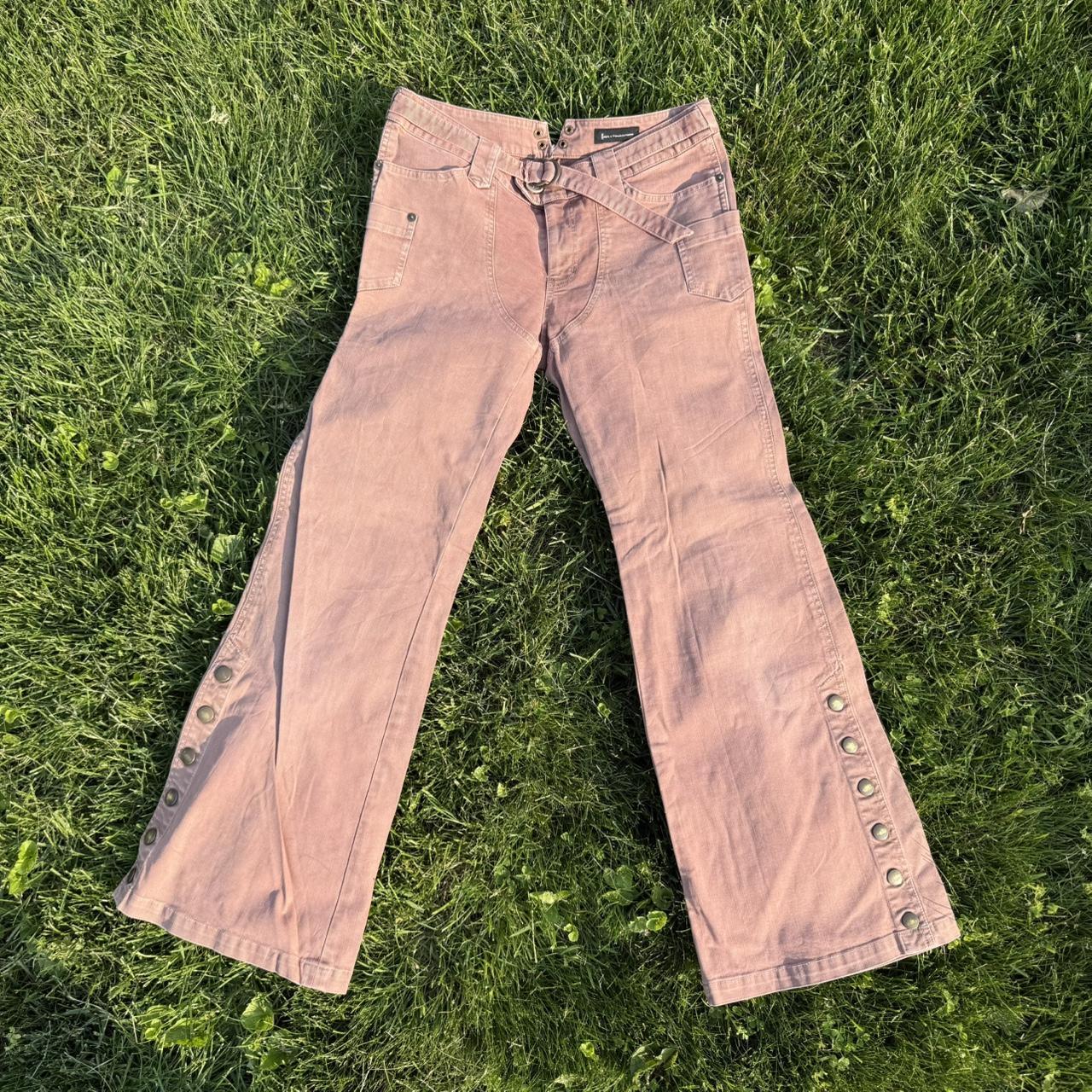 Women's Jeans - Pink/Brown - 2 – greyish dull ros… - image 2