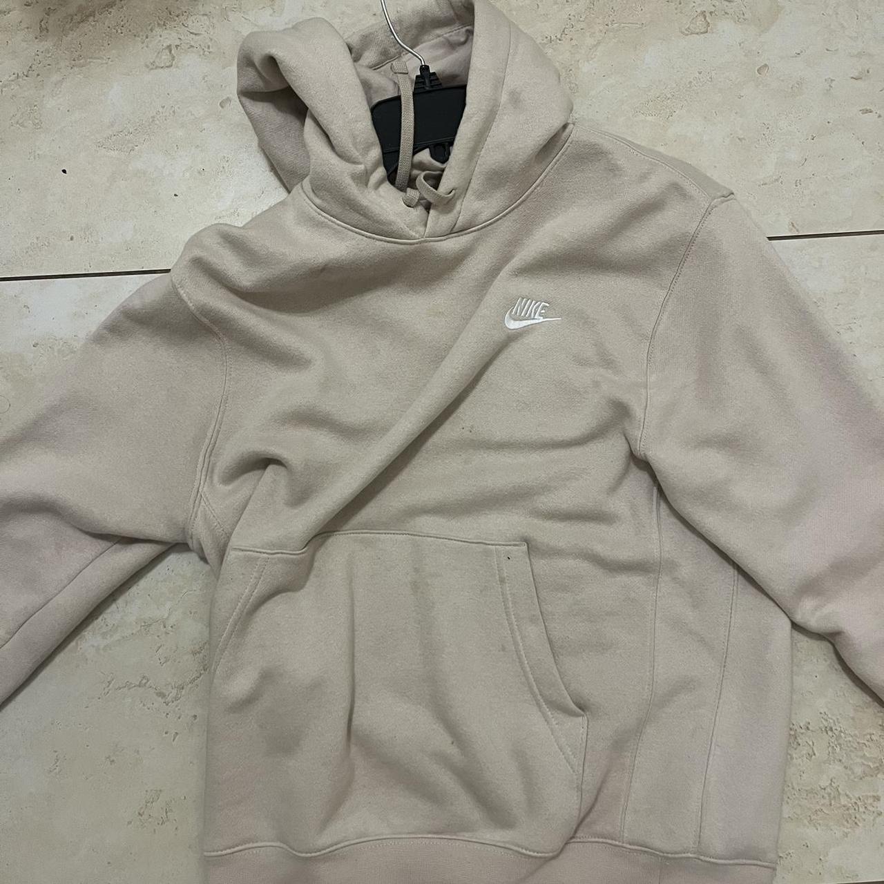 cream nike sweater