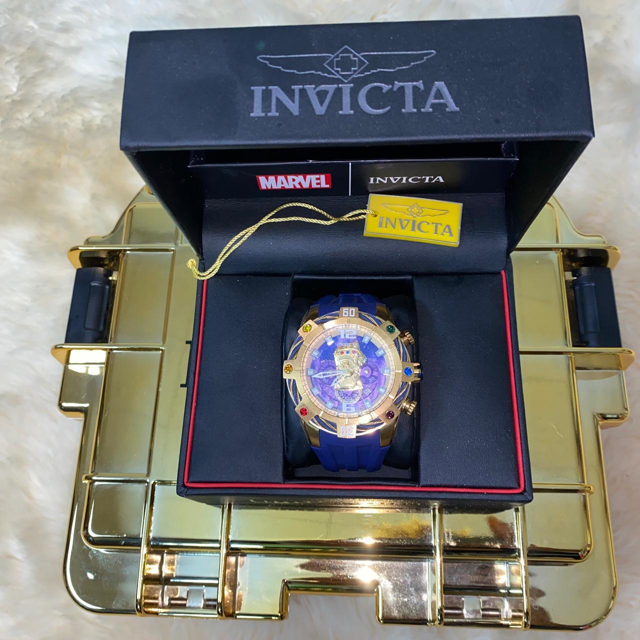 Invicta Marvel Thanos Infiniti Gauntlet Men's Limited Ed. Chrono high quality Watch 37391