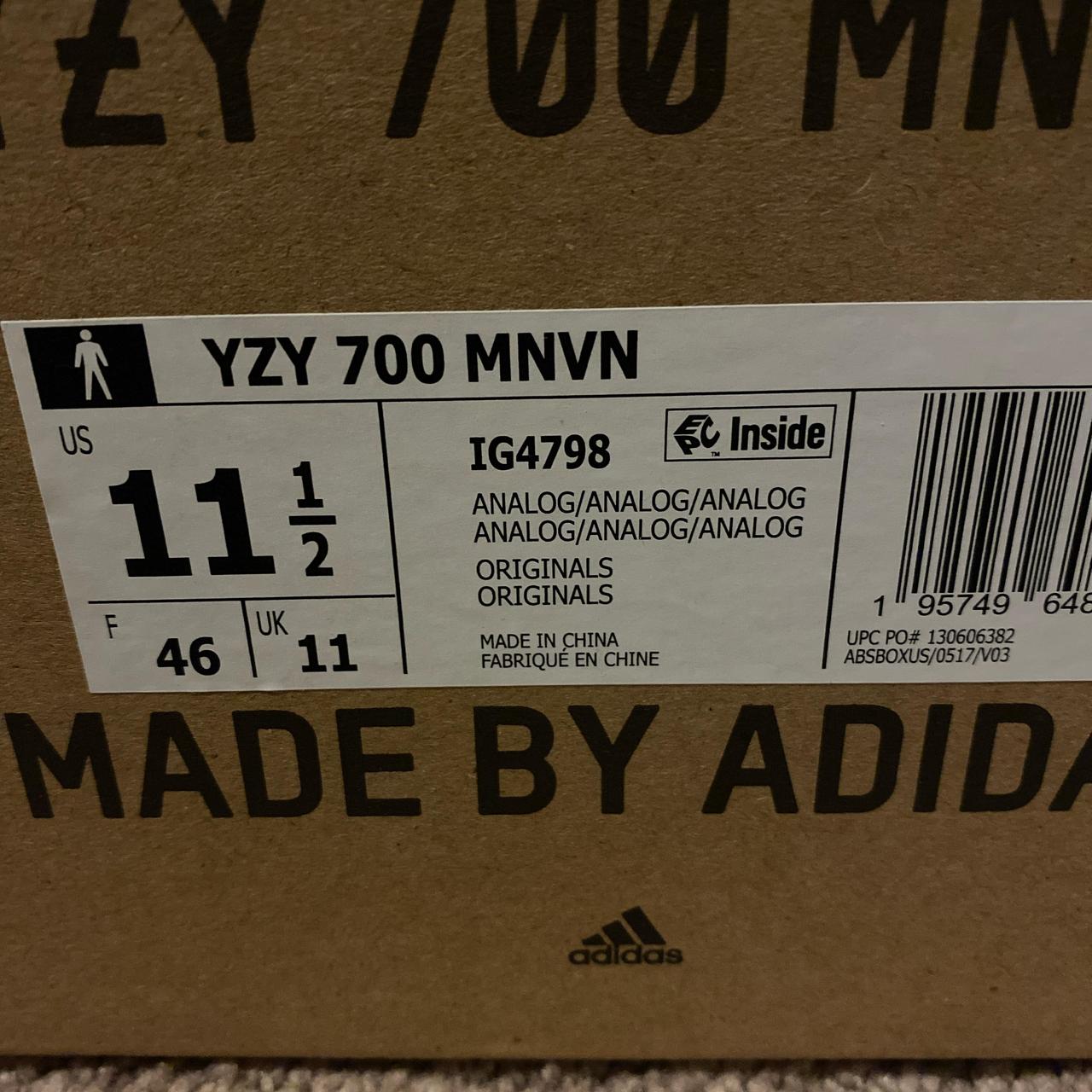 Yeezy 700 MNVN Laceless “Analog” Really Depop