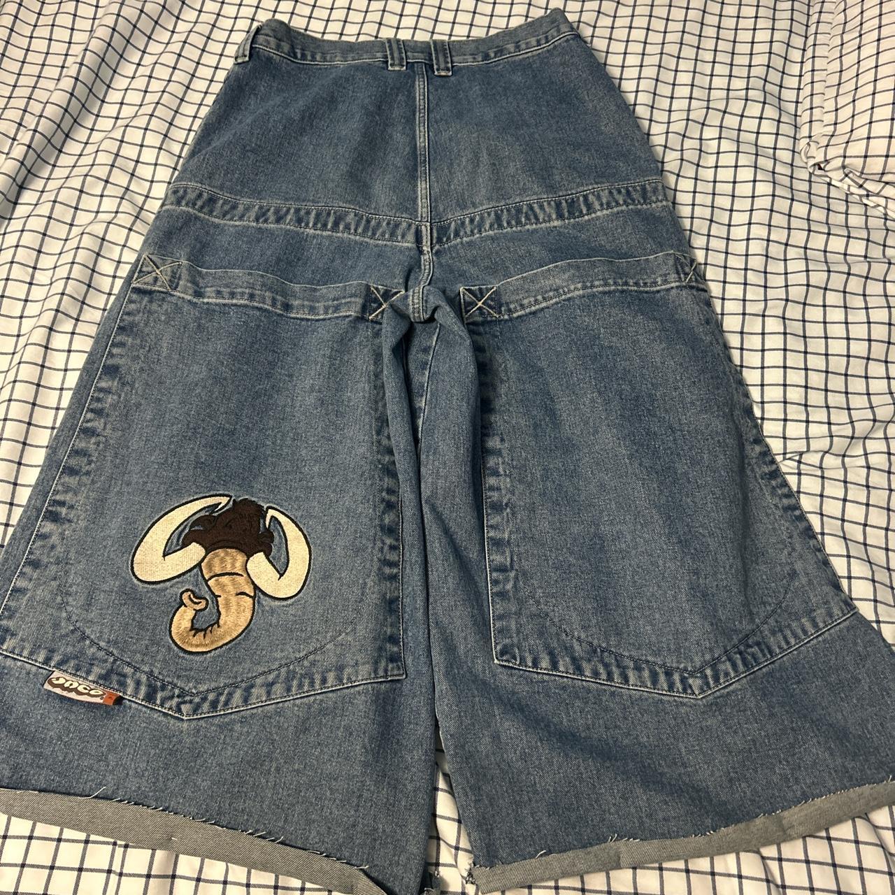 JNCO Mammoth 34x30 Barley worn, cut to about 28 lmk... - Depop