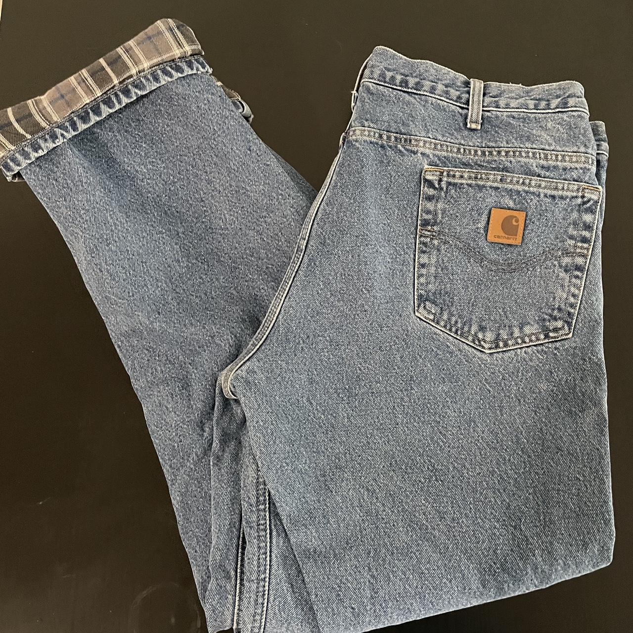 Carhartt lined jeans - perfect for... - Depop