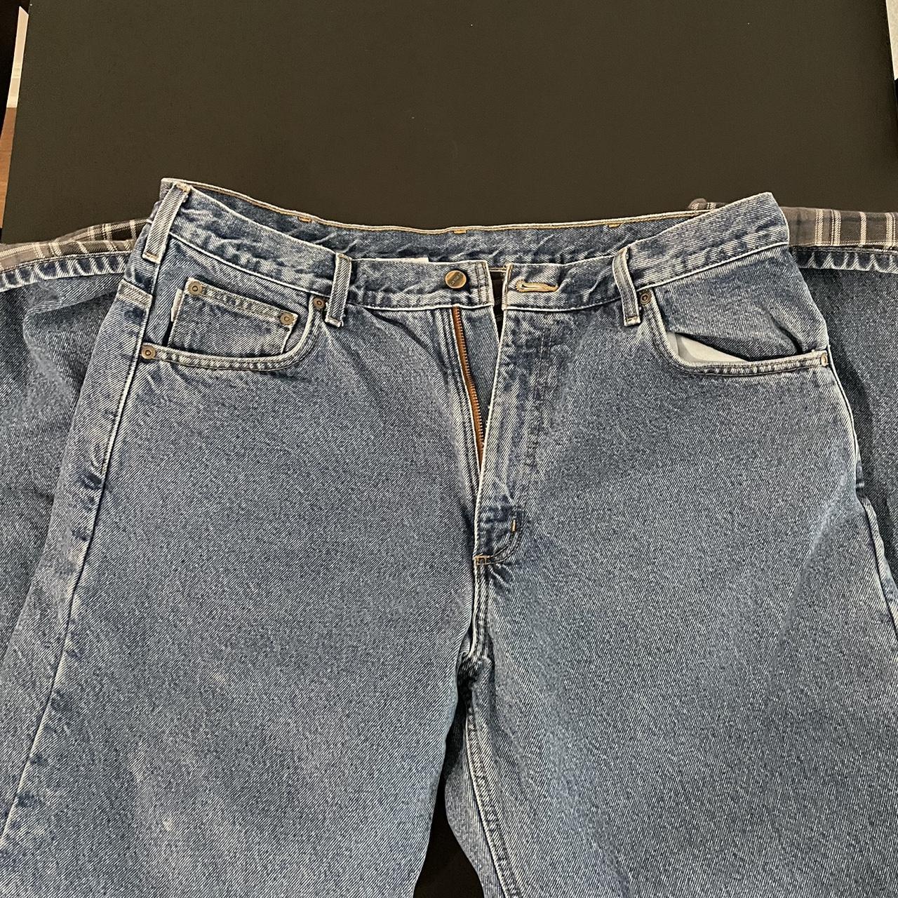 Carhartt lined jeans - perfect for... - Depop