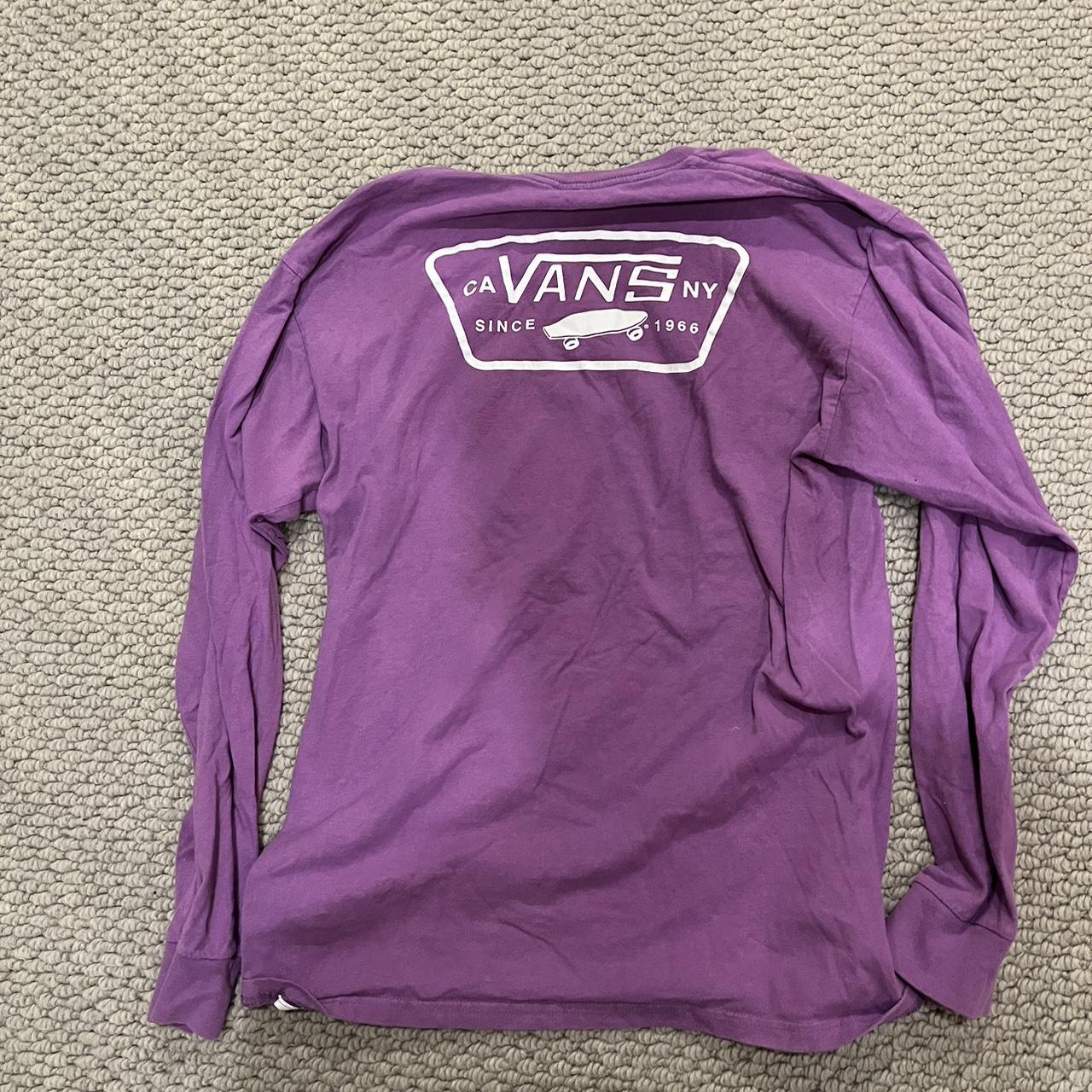 vans purple shirt