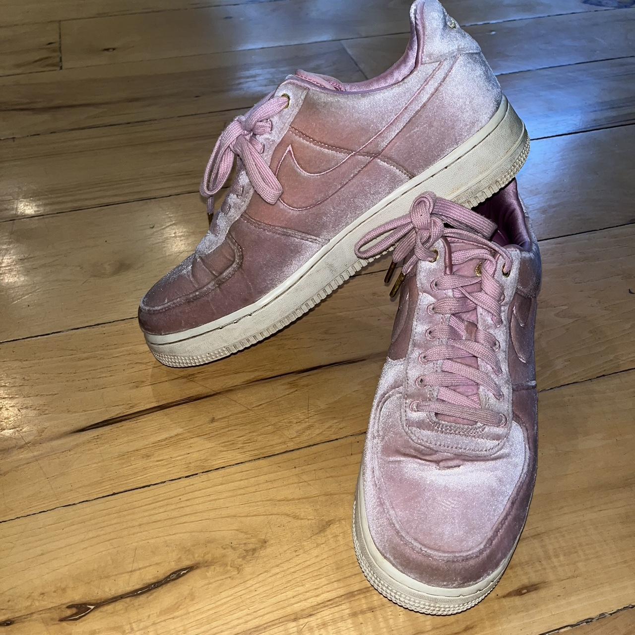 Air Force 1 Low 07 Premium Pink Velour Depop