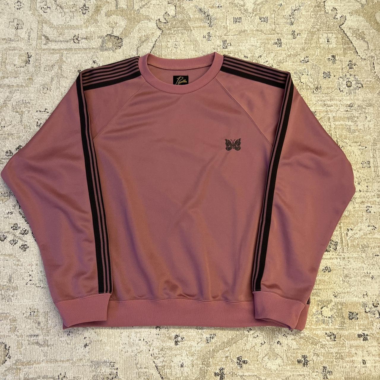 Needles Track Crew Neck Shirt - Poly Smooth Used Size L | Depop