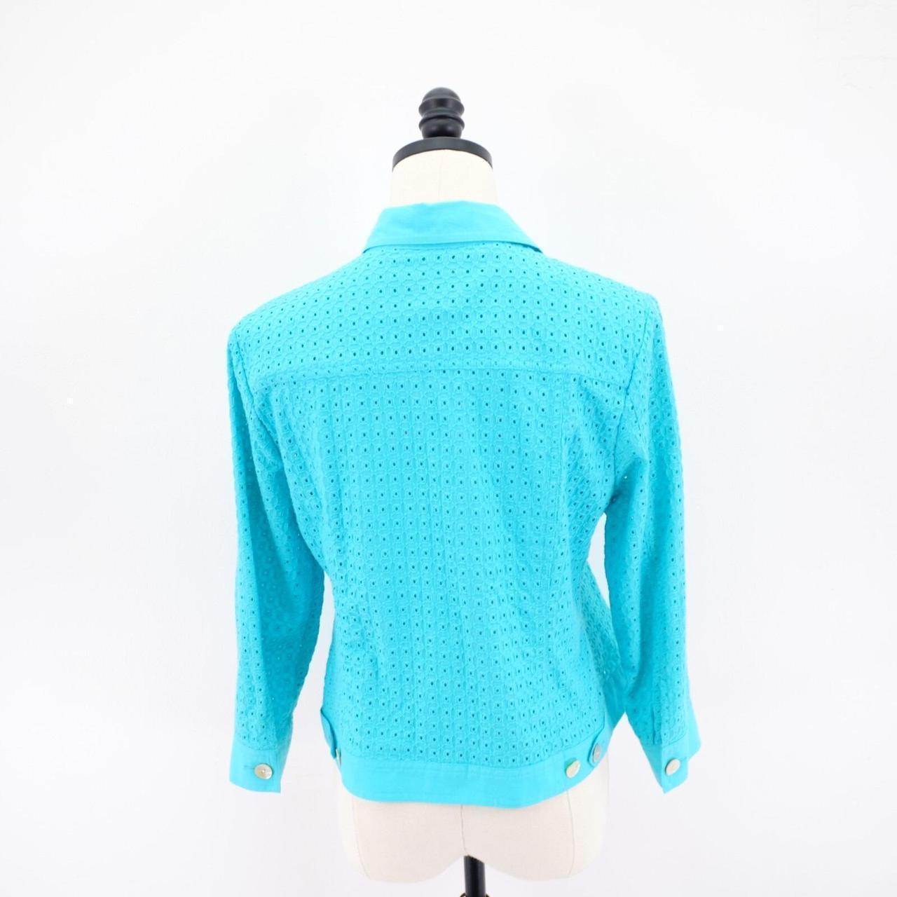 Ruby Rd. Women's Blouse - Blue - 12 – Ruby Rd. Pe… - image 6